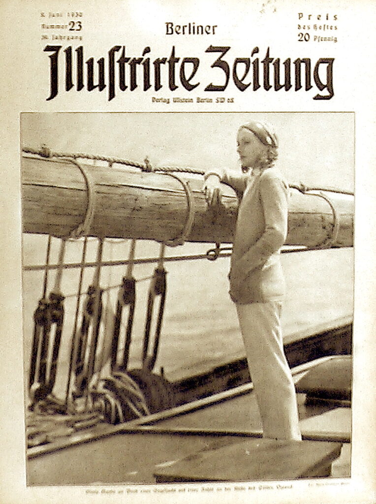 Original Zeitung zum 90. Geburtstag:Berliner Illustrierte Zeitung 30. Juni 1930 Greta Garbo