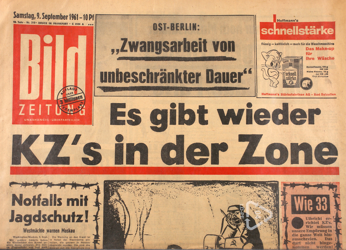 Bild Zeitung 1953 ORIGINAL | Historische-Magazine.de