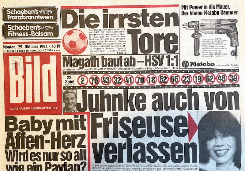 BILD ZEITUNG 1964 Archiv | Historische-Magazine.de