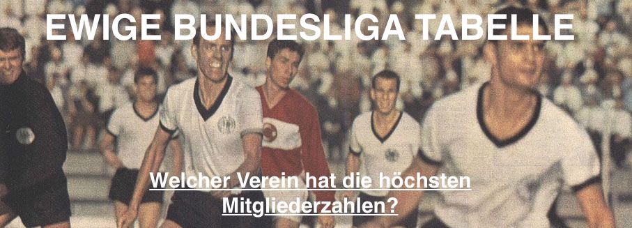 Ewige BundesligA Tabelle | Historische-Magazine.de